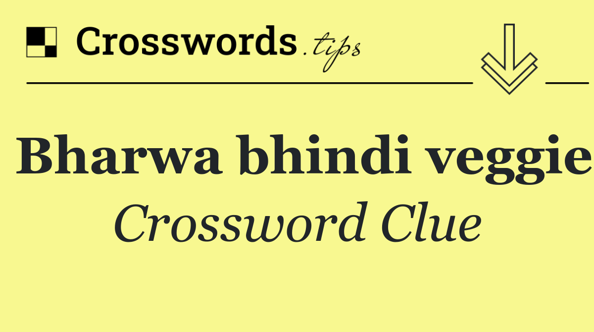 Bharwa bhindi veggie