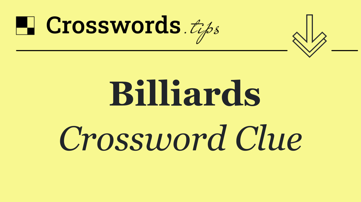 Billiards