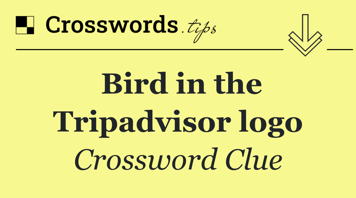 Bird in the Tripadvisor logo