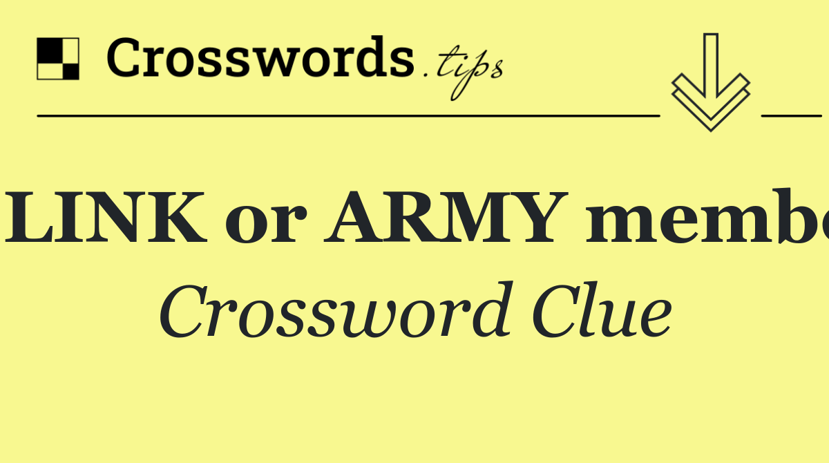 BLINK or ARMY member