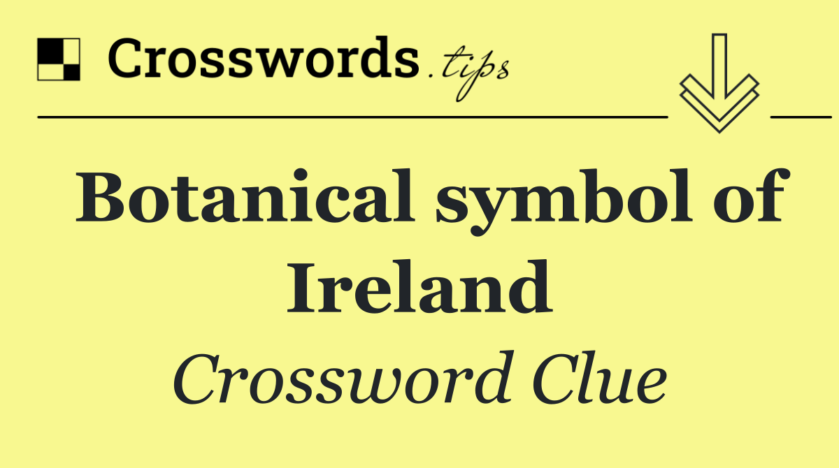 Botanical symbol of Ireland