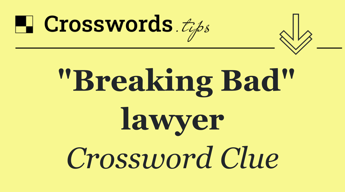 "Breaking Bad" lawyer