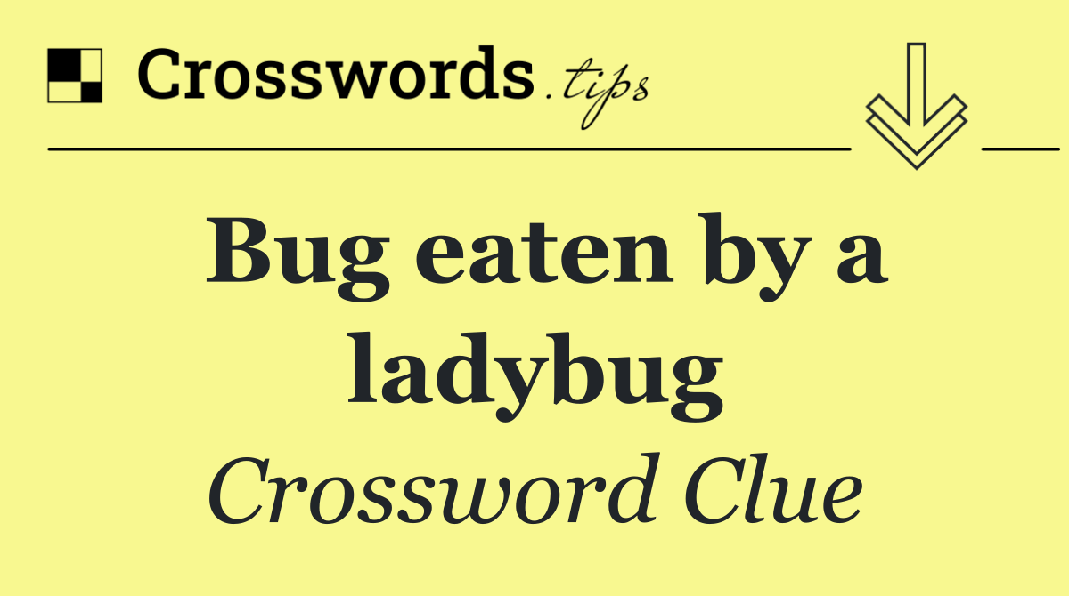Bug eaten by a ladybug