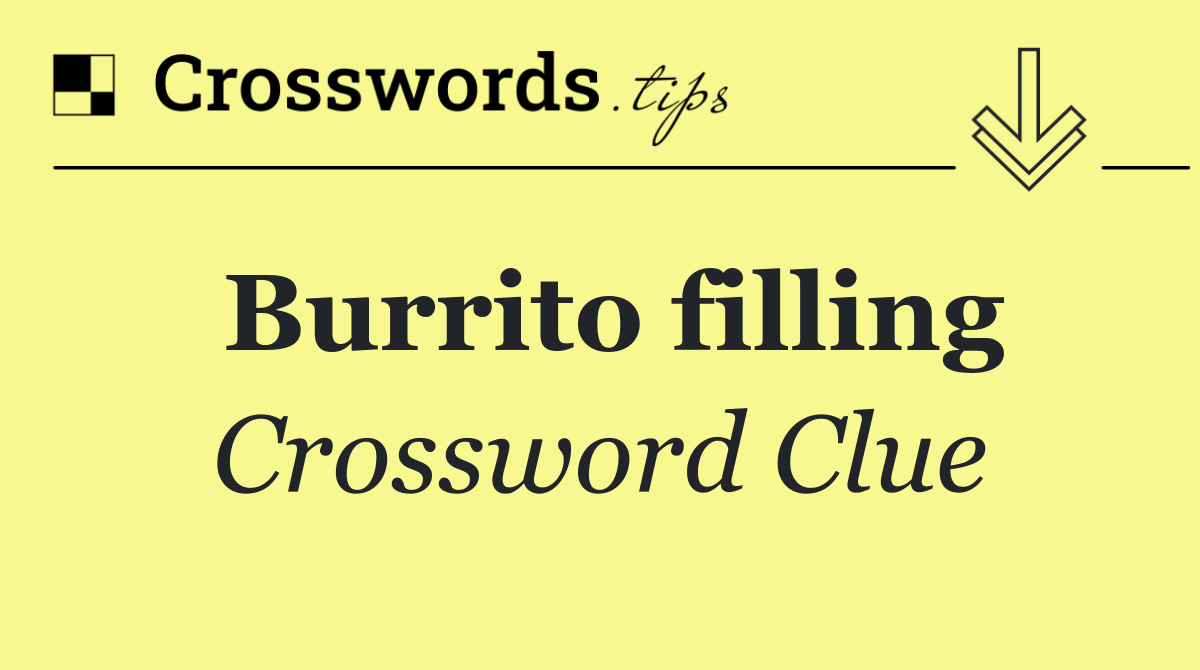 Burrito filling