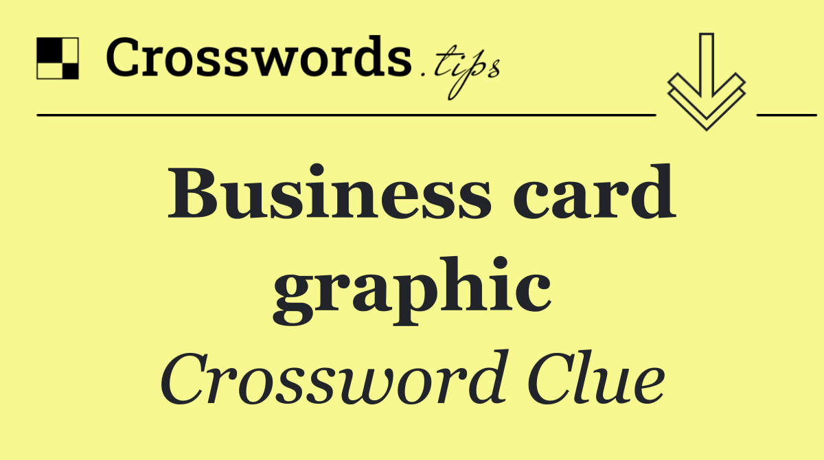 Business card graphic