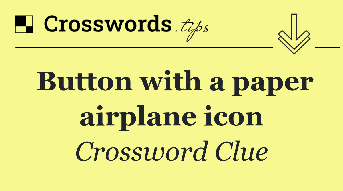 Button with a paper airplane icon