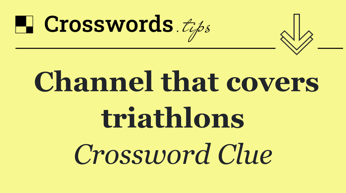 Channel that covers triathlons