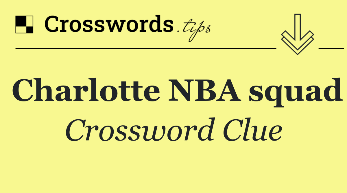 Charlotte NBA squad