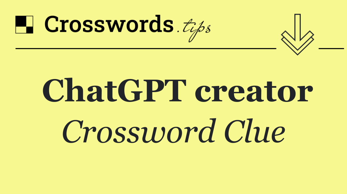 ChatGPT creator
