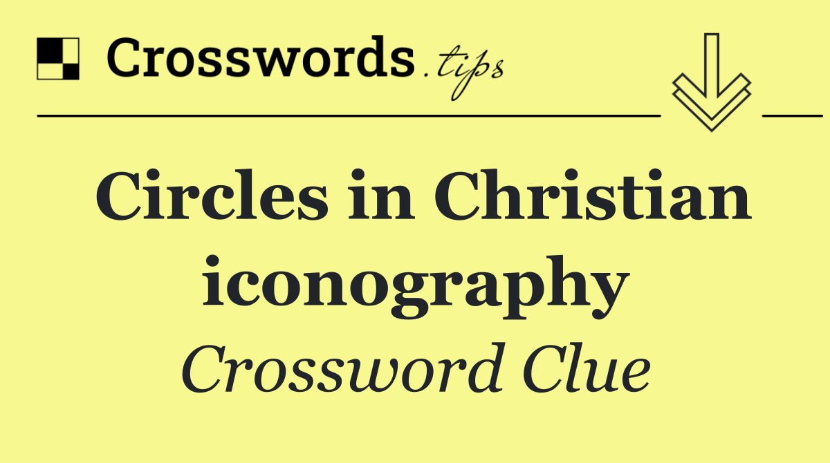 Circles in Christian iconography