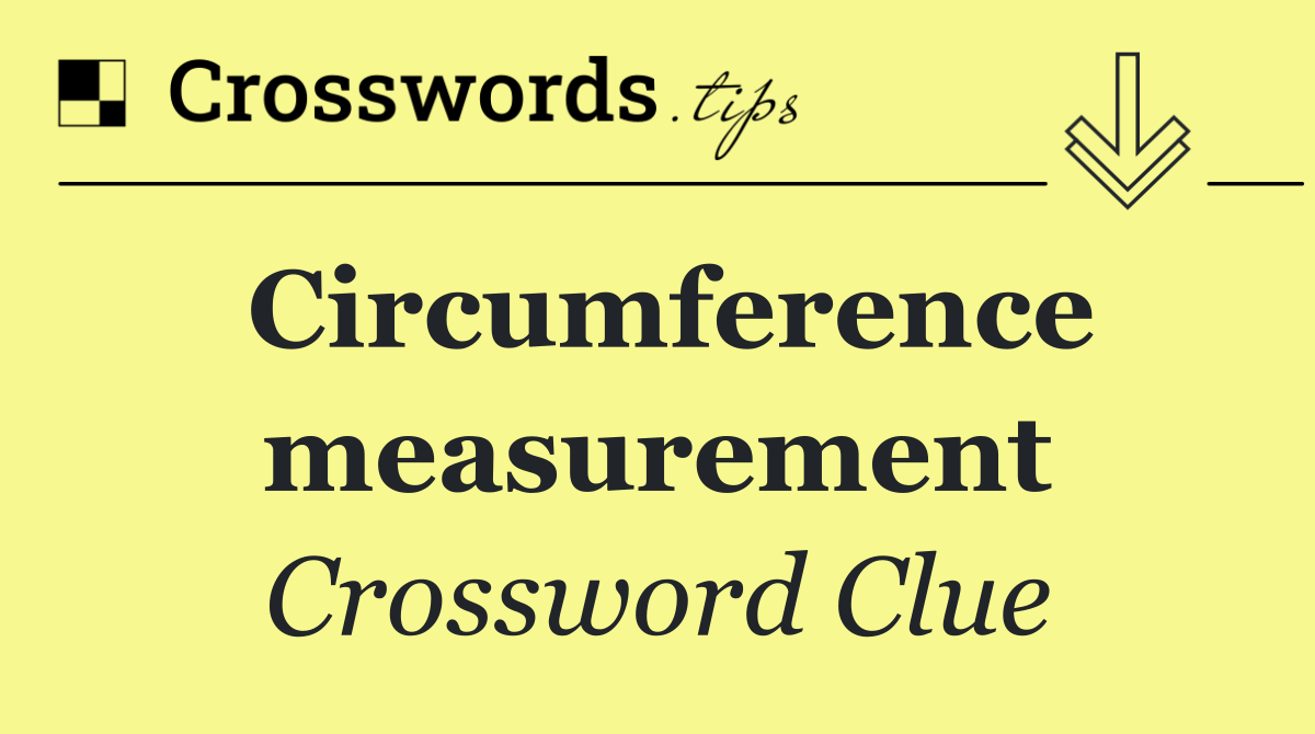 Circumference measurement