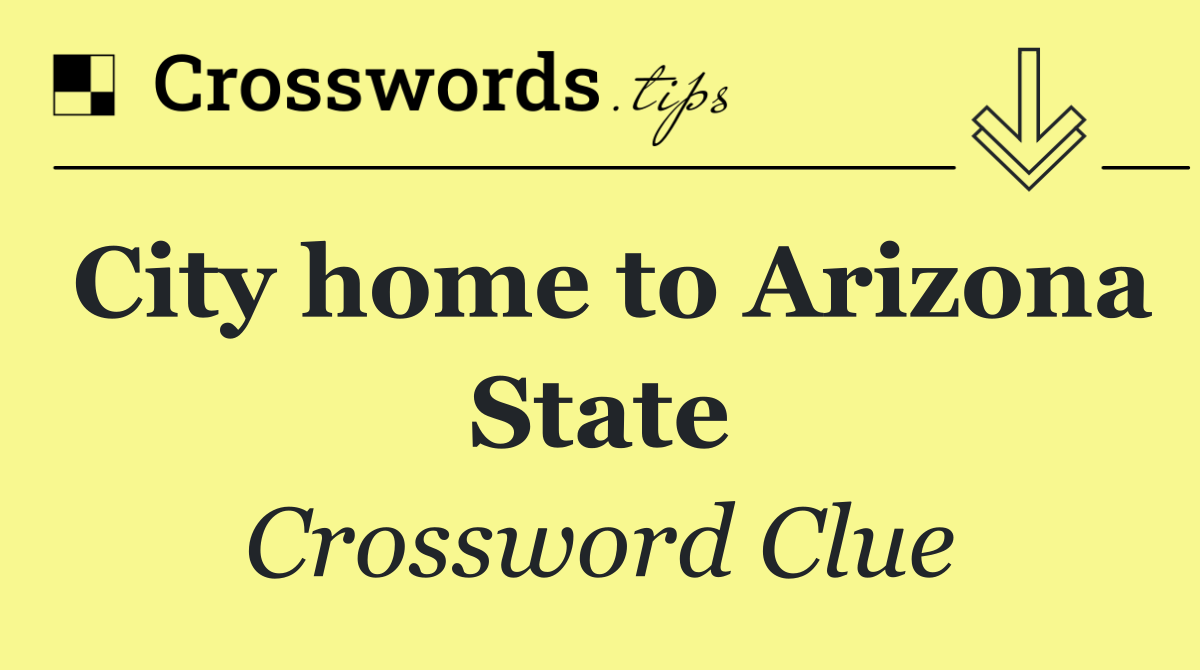 City home to Arizona State