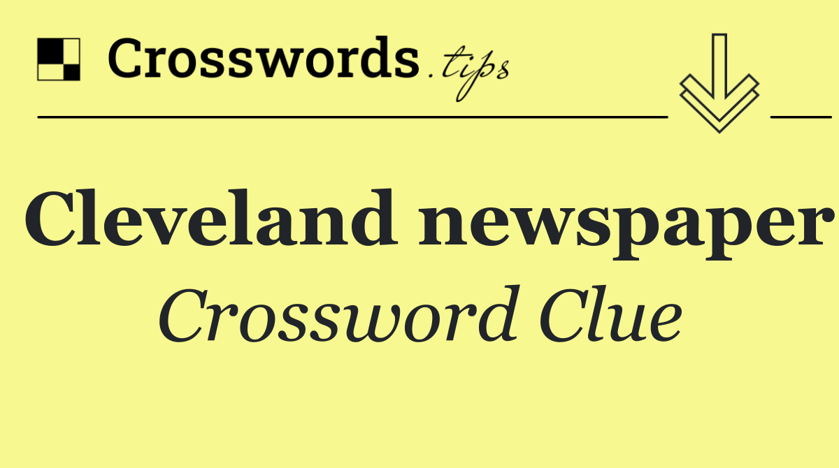 Cleveland newspaper