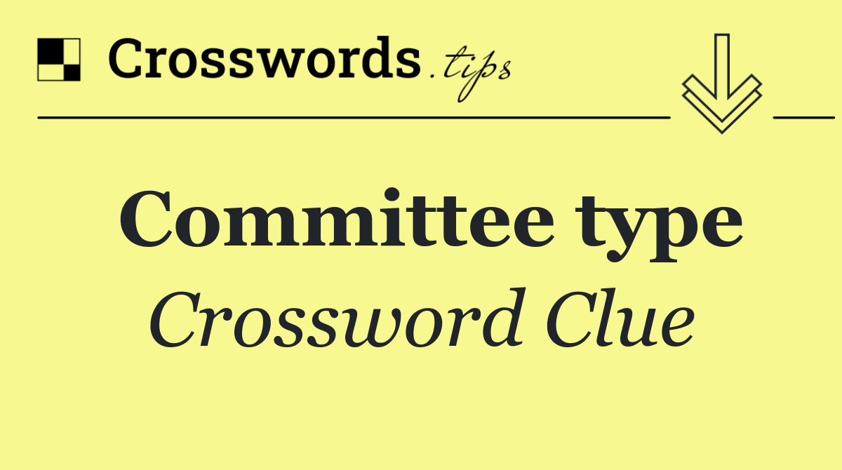 Committee type