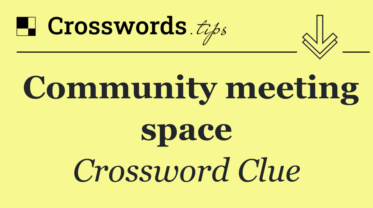 Community meeting space