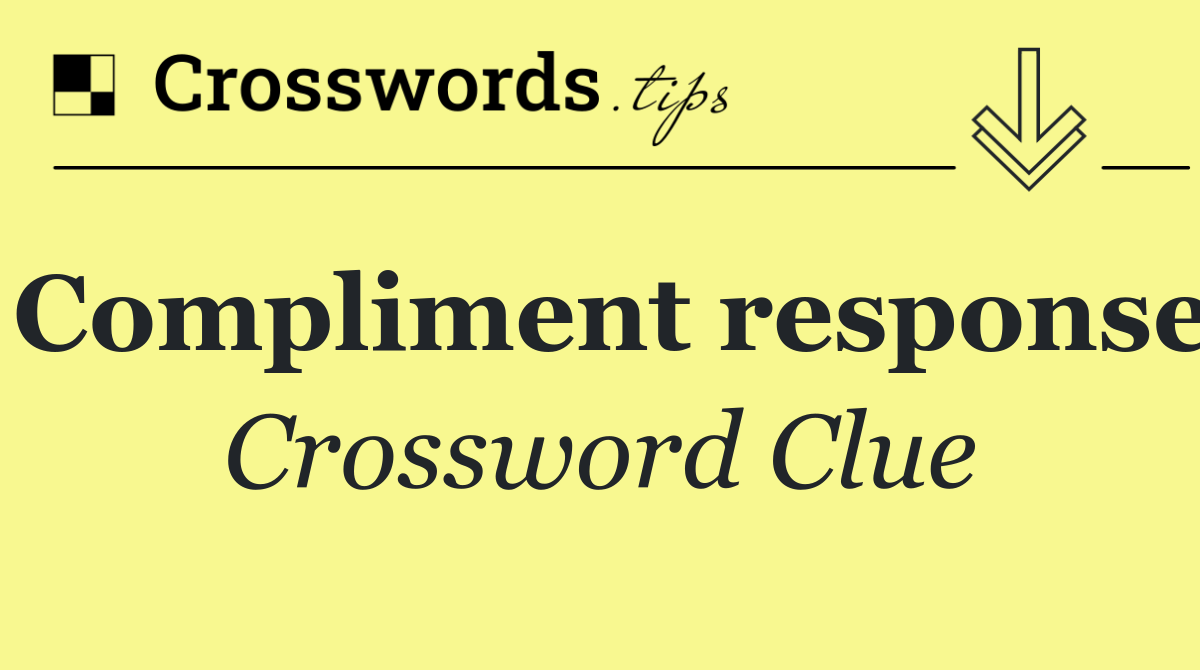 Compliment response