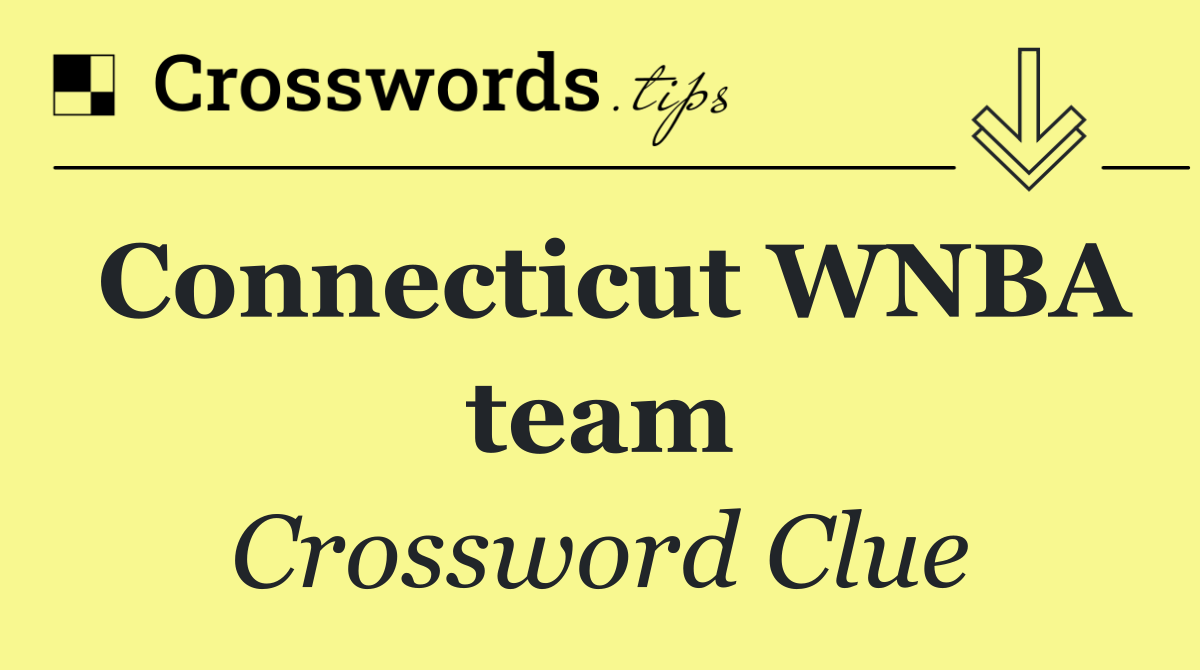 Connecticut WNBA team