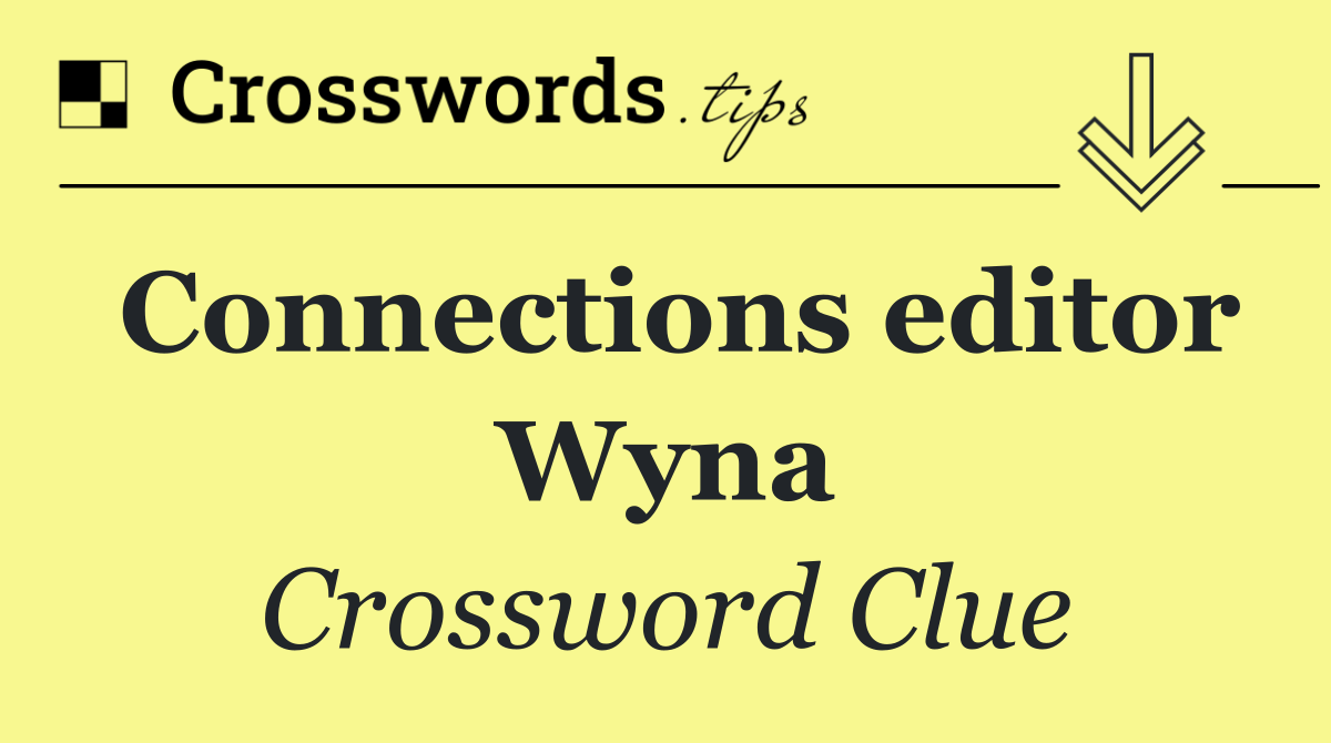 Connections editor Wyna