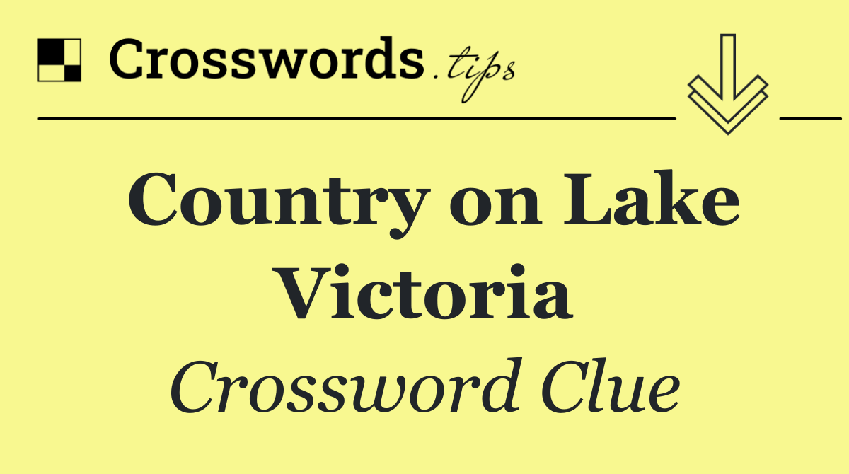 Country on Lake Victoria