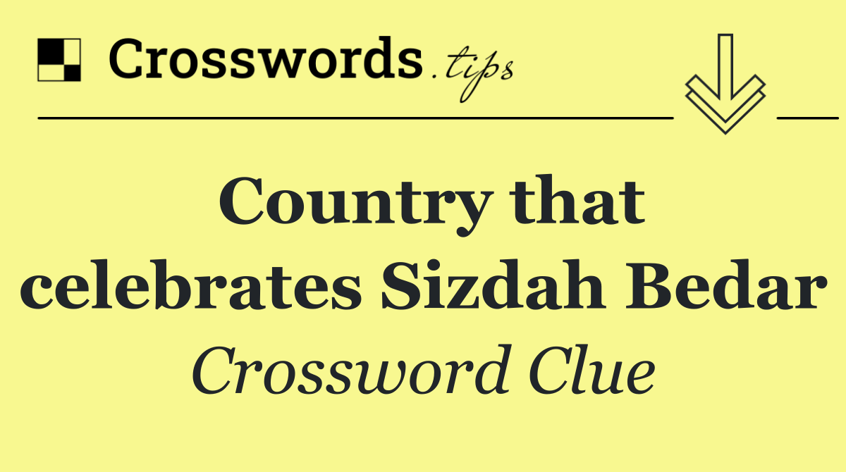 Country that celebrates Sizdah Bedar