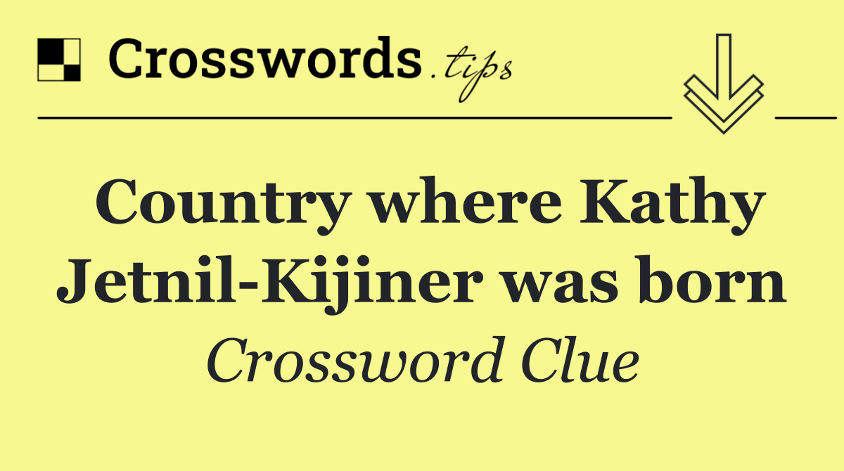 Country where Kathy Jetnil Kijiner was born
