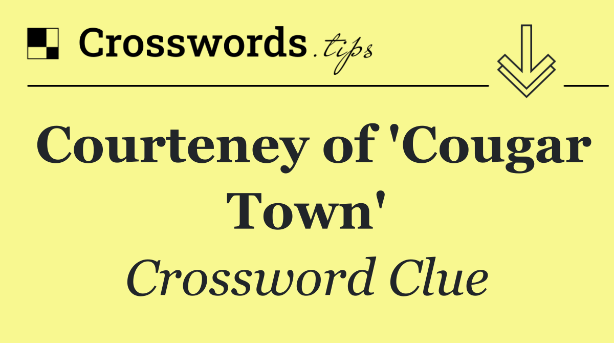 Courteney of 'Cougar Town'