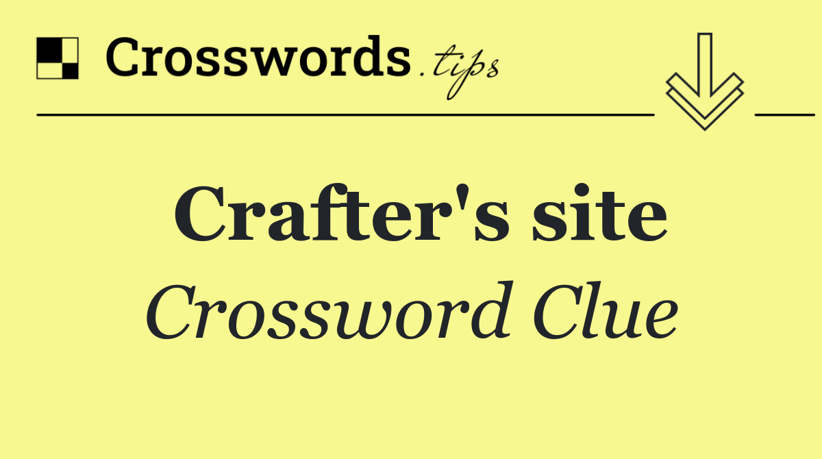 Crafter's site