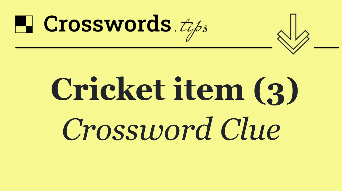 Cricket item (3)
