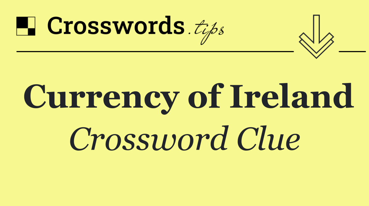 Currency of Ireland