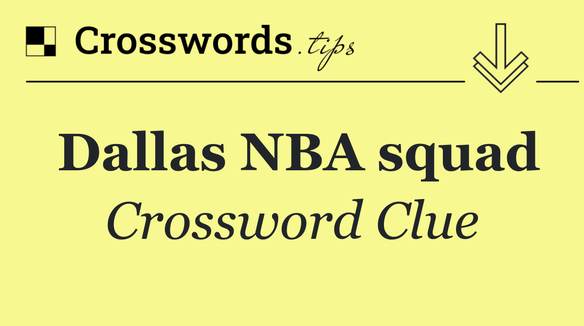 Dallas NBA squad