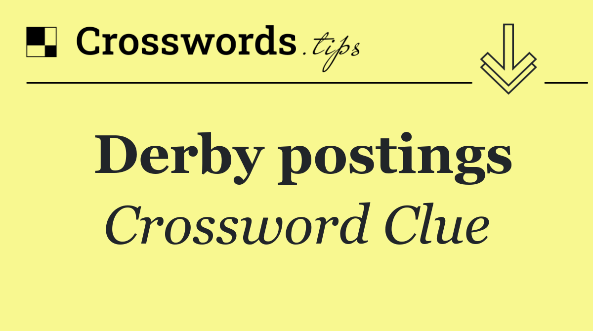 Derby postings