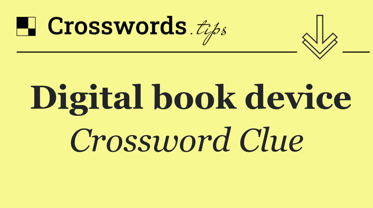 Digital book device