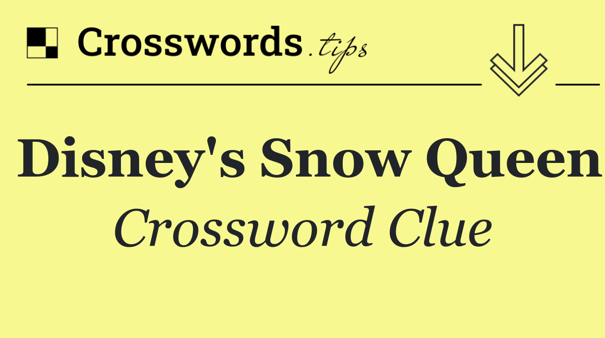 Disney's Snow Queen