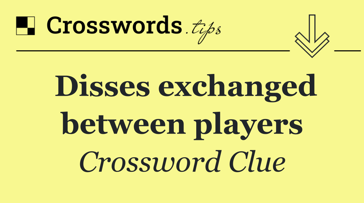 Disses exchanged between players