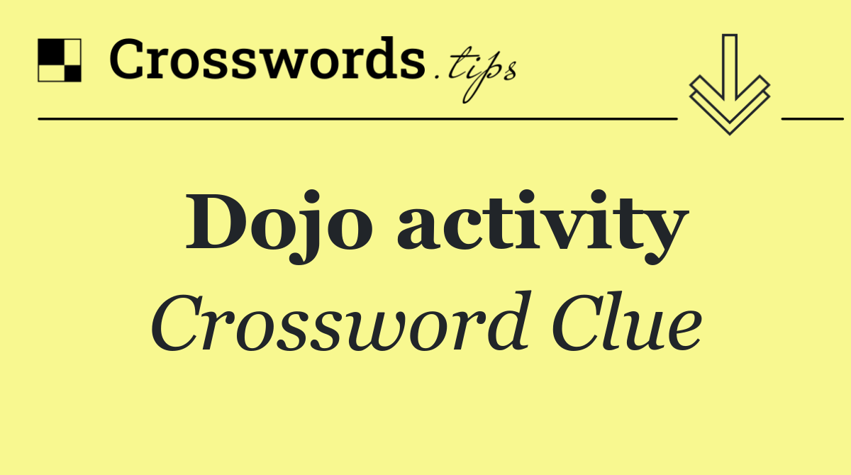 Dojo activity