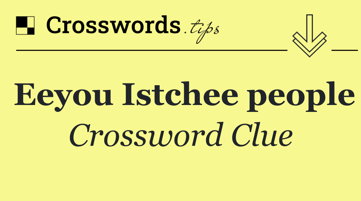 Eeyou Istchee people