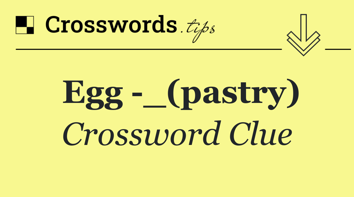 Egg  _(pastry)