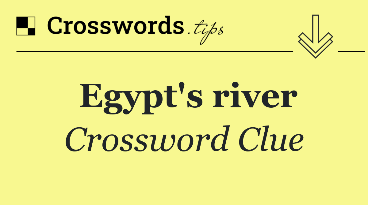 Egypt's river
