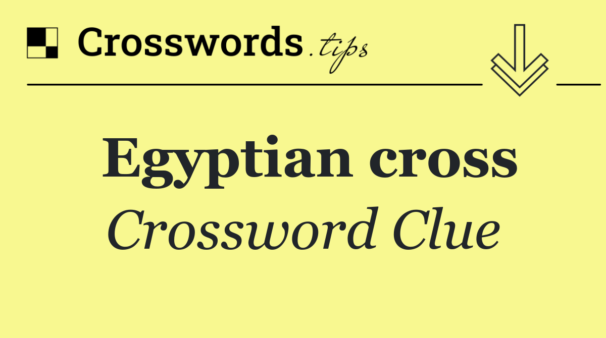 Egyptian cross