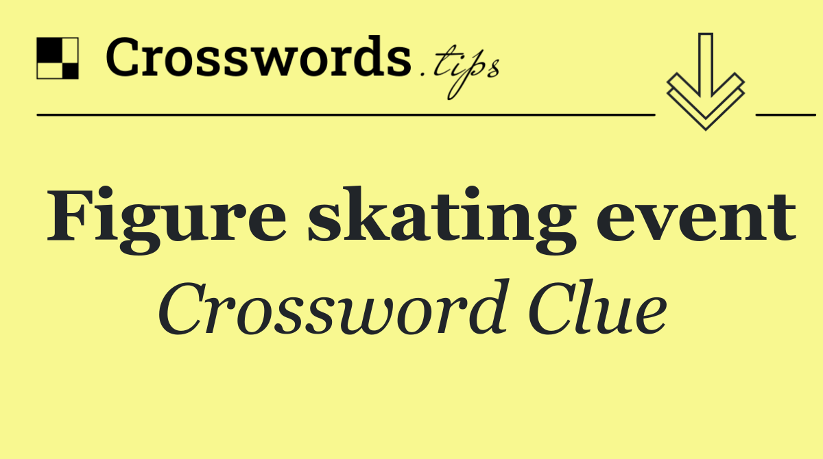 Figure skating event