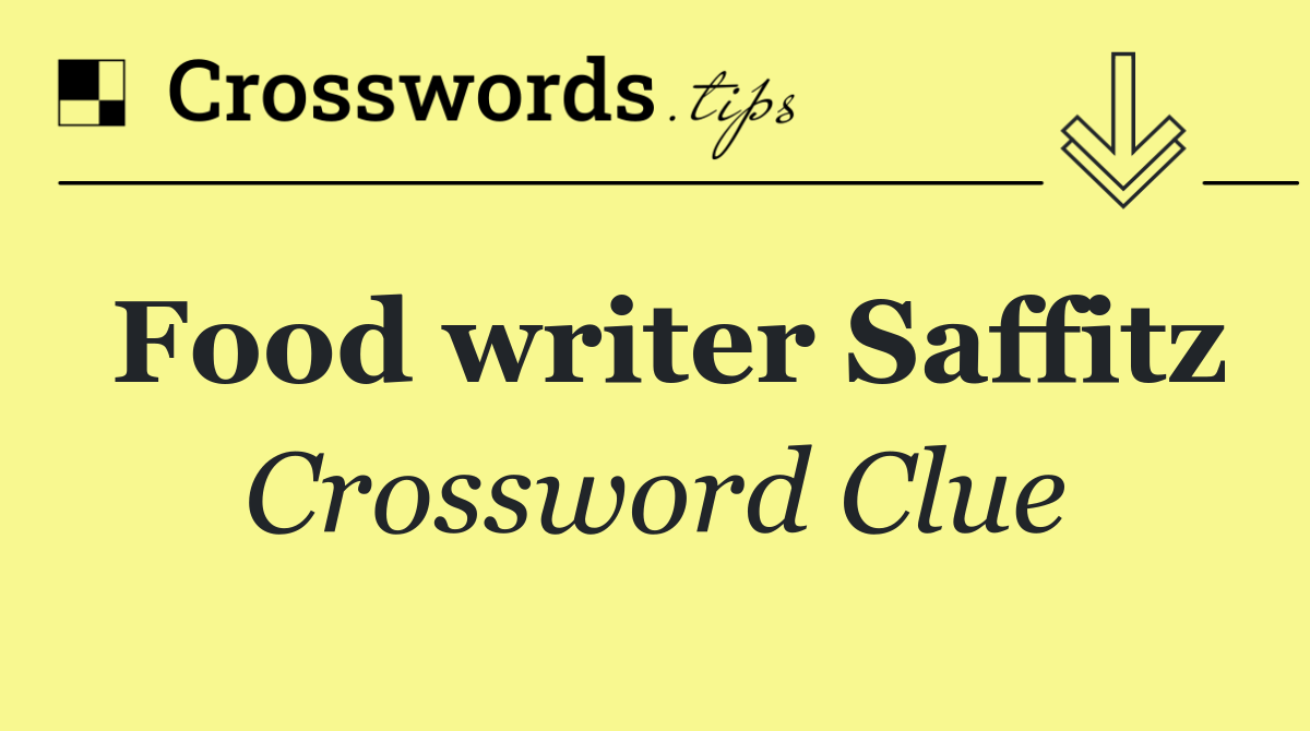 Food writer Saffitz