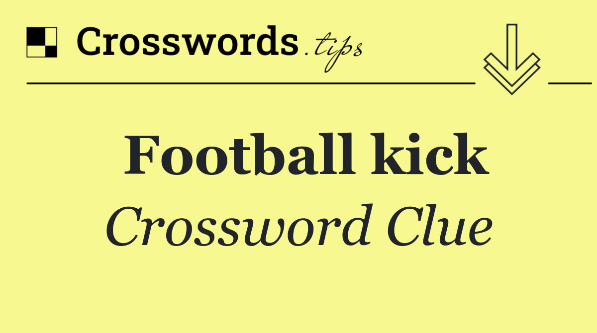 Football kick