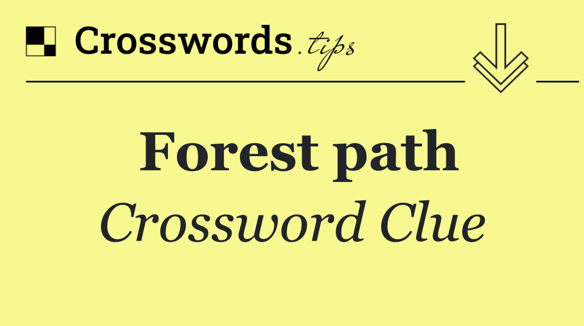 Forest path