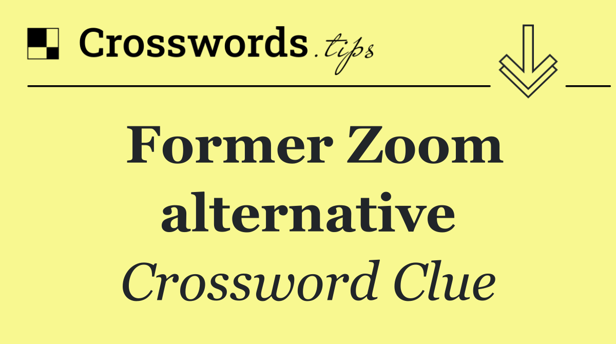 Former Zoom alternative