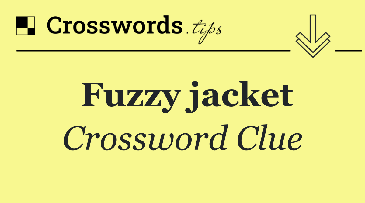 Fuzzy jacket