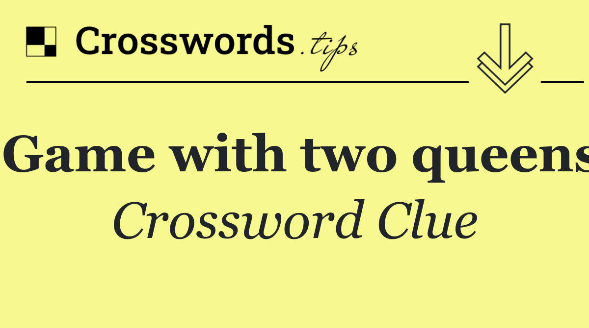 Game with two queens