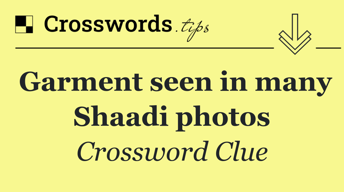 Garment seen in many Shaadi photos