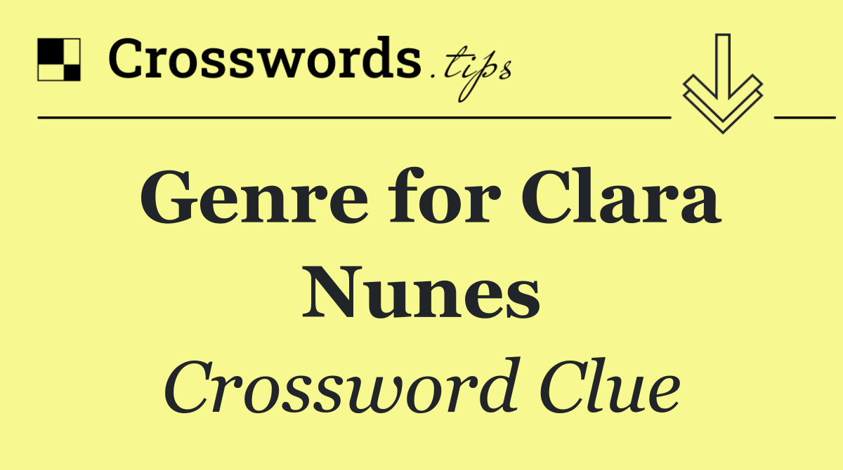 Genre for Clara Nunes