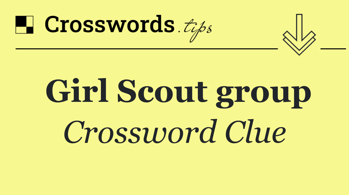 Girl Scout group