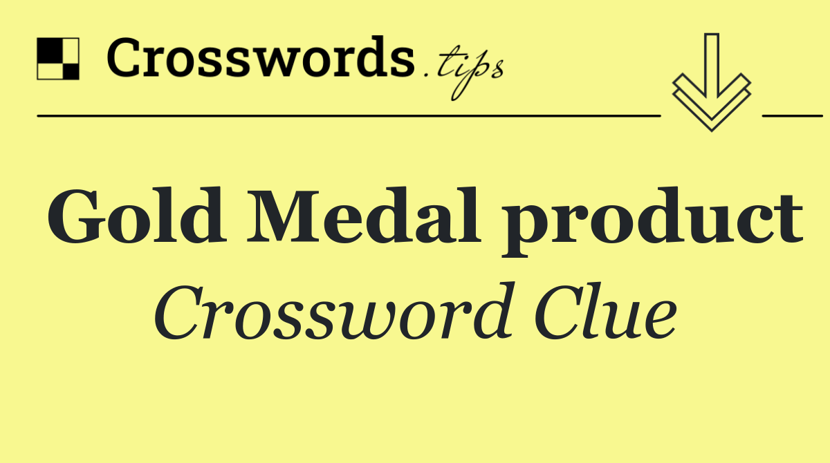 Gold Medal product